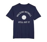 Love Walking Netball Still Got It T-Shirt, Men's Big and Tall, Navy Blue, 2X Tall