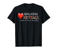 Love Walking Netball T-shirt UK Great Britain Vintage Style T-Shirt