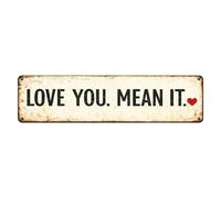 Love Wall Decoration - Romantic Vintage Real Love Wall Art Valentine's Day Decoration Home Accessory for Home Country House Office Apartment Entrance Door Holiday Wedding Valentine's Day
