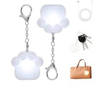 Love Wallet Tote Bag Touch Sensing Light,Purse Lights Handbag Light,Rechargeable Mini Touch Purse Lights for Inside Purses (Cat Paw*2)