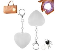Love Wallet Tote Bag Touch Sensing Light, Rechargeable Mini Touch Handbag Light, LED Automatic Glow Lights, for Handbags (2Pcs-D)