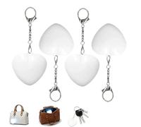 Love Wallet Tote Bag Touch Sensing Light, Rechargeable Purse Light Handbag Lights, LED Bag Lights for Purse with Automatic Sensor, Heart Shaped Lamps for Inside Purse for Women and Girls (4Pcs-White)