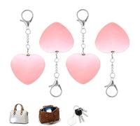 Love Wallet Tote Bag Touch Sensing Light, Rechargeable Purse Light Handbag Lights, LED Bag Lights for Purse with Automatic Sensor, Heart Shaped Lamps for Inside Purse for Women and Girls (4Pcs-Pink)