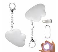 Love Wallet Tote Bag Touch Sensing Light, Touch Sensor Purse Light Handbag Lights, LED Touch-Activated Automatic Glow Lights, Mini Heart/Circle/Clouds LED Bag Lamp for Women Gift (2pcs-B)