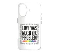 Love Was Never The Problem LGBTQ Pride Rainbow Case for iPhone 17