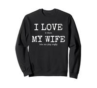 Love when Wife Lets Me Play Rugby T-Shirt - Funny Rugby Dad Sweatshirt