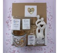 Love White & Gold Wedding Anniversary Fragrance Gift Box