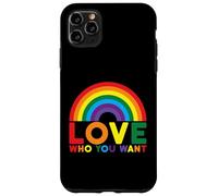 Love Who You Want Rainbow LGBTQ Equality Case for iPhone 11 Pro Max