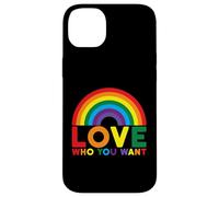 Love Who You Want Rainbow LGBTQ Equality Case for iPhone 14 Plus