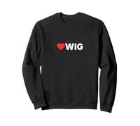 Love Wig - Heart Sweatshirt