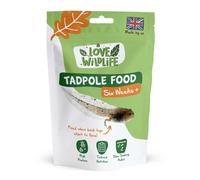 Love Wildlife Tadpole Six Week+ 80g | 100% Natural Probiotic Sinking Pellets for Frogs, Toads, Newts, High Protein, Insect & Vegetable Based