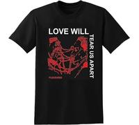 Love Will Tear Us Apart Lil Peep T-Shirt Funny Vintage Gift for Men Tee Black M
