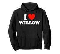 Love Willow Funny Cute Tree Girlfriend Name Dating Crush Fan Pullover Hoodie