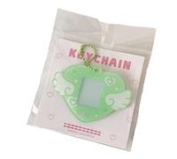 Love Wing Card Covers Keychain Ornament 1 Inch Photo Storage Display Card Holders for School Office and Travel