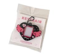 Love Wing Card Covers Keychain Ornament 1 Inch Photo Storage Display Card Holders for School Office and Travel