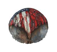 Love wings elements Reusable shower cap - double-layer waterproof, elastic, environmentally friendly daily use shower cap