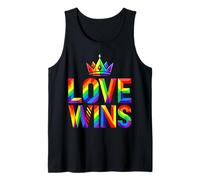 Love WINS Equality Movement Gay Pride Rainbow Gift Tank Top
