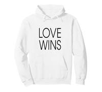 Love wins. Motivation, mindset, focus, quote. Pullover Hoodie