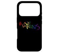 Love Wins v2 Chalk Tag Pride Equality LGBTQ Street Art Case for iPhone 17 Pro