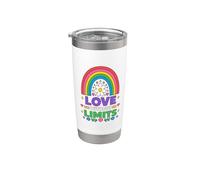 Love Without Limits Pride LGBTQIA Stainless Steel Insulated Tumbler