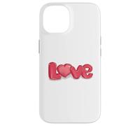 Love Word in Bubble-style Letters Case for iPhone 14