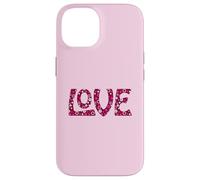 "Love" Word in Floral Groovy Letters Case for iPhone 14