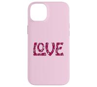 "Love" Word in Floral Groovy Letters Case for iPhone 14 Plus