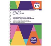 Love Writing Co. Cursive Better Writing Handwriting Practice Book | Age 6-9 | Handwriting Practice| Fun Pencil Control Activities, Letters, Sentences, Numbers (Book 2)