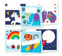 Love Writing Co. Kids Greeting Cards | Traceable Handwriting Practice Thank You Cards | For Children | Easy for Your Young Kids to Write Thank You Notes | Pack of 10 Thank You Card