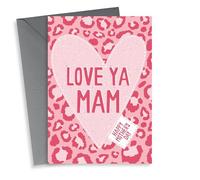 Love Ya Mam Leopard Print Mother's Day Card