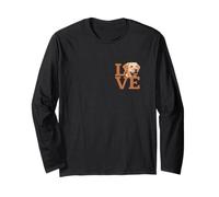 Love Yellow Labrador Dog Lover Furry Animal Enthusiast Long Sleeve T-Shirt