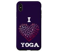 Love Yoga Heart Pink Position Sport Meditation Ohm Case for iPhone XS Max