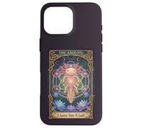 Love You A Lotl Tarot Card The Axolotl Sacred Geometry Case for iPhone 16 Pro Max