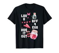Love You BFF Valentines Day Cute V-Day Pajama Best Friend T-Shirt