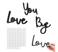 Love You Bye Above Door Sign - Rustic Wooden Wall Decor - Handcrafted Entryway Sign with 54 Points of Glue- Perfect for Hallways, Bedrooms & Living Rooms - Thoughtful Gift for Family & Friends
