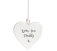 Love You Daddy Heart | Little Porcelain Ornament | Cracker Filler | Little Gift