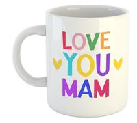 Love You Mam | Novelty Gift Idea Cup Tea Coffee | 11oz White Mug