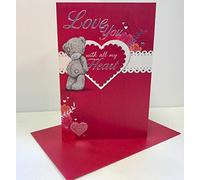 Love You Me to You Bear Valentines Day Card
