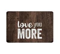 Love You More Metal Signs 8x12 Inch Farmhouse Yard Front Door Pubs Club Man Cave Decor Garage Signs Wall Art Plaques for Backyard