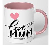Love You Mum 11oz Pink Mug