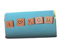 Love you, Novelty themed Chocolate Bar gift. For Birthdays, Christmas, Valentines, Anniversary, Easter, Mothers Day & Fathers Day (One Size, Milk Chocolate)