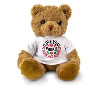 LOVE YOU POOKIE NOW AND ALWAYS - Teddy Bear - Cute - Romantic Gift Present