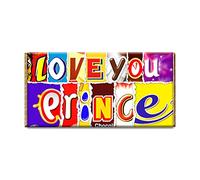 Love You Prince Novelty Chocolate Bar Gift Wrapper for Birthday, Anniversary, Christmas, Valentine (#713) (with chocolate bar)