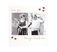 Love You Through Thick & Thin Valentine's Day Greeting Card Funny Cards