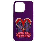 Love You to Death Valentine Sarcastic Funny Adult Humor Case for iPhone 15 Pro Max