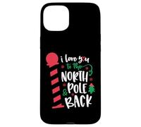 Love You to the North Pole & Back Christmas Matching Family Case for iPhone 15 Plus