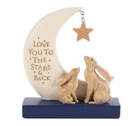 Love You To The Stars Ornament Something Different Light Beige One Size