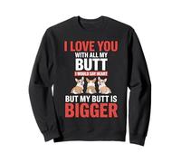 Love You With All Corgi Owner Dog Trainer Cute Corgi Sweatshirt