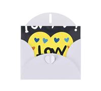 Love You With All My Heart Elegant Pearl Paper Holiday Greeting Card For Christmas, Blessing Cardï¼ŒBirthday, Valentine'S Day