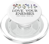Love Your Enemies Christian Bible Verse Matthew 5:43 5 44 PopSockets PopGrip for MagSafe